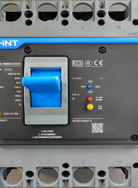 正泰NXMLE塑壳漏电断路器 NXMLE-400S/4300A 350 C 三相四线350A