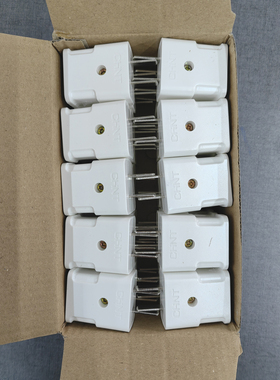 正泰快接插头 正泰插头NEA7-201S二极扁插头二插10安接线插头全铜