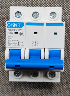 正泰微断NXHB隔离开关 配电箱隔离开关NXHB-125 3P 63A 三极隔离
