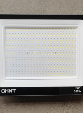 正泰照明LED投光灯TG20 高亮IP65防水投光灯300W 120度 6500K灰色