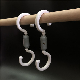 KＭ创意汽车S钩塑料衣橱挂钩无痕免打钉婴儿车挂勾厨房浴室活动勾