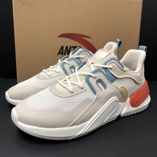 安踏男鞋运动休闲鞋新款拒绝平庸板鞋网面透气运动鞋男112228800