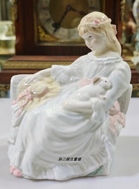 英国原产Coalport骨瓷淑女瓷偶Summer Daydream限量发行9500中古