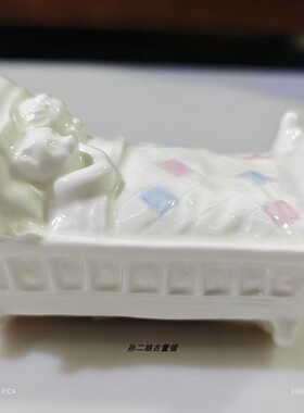 英国Wedgwood韦奇伍德新生祝福礼品主题甜蜜美梦骨瓷小摆件1996年