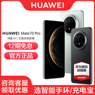 华为Mate 卫星AI红枫原色影像超可靠架构 12期免息 鸿蒙手机官方旗舰店官网正品 手机先锋版 Huawei pro
