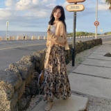 小香风衬衫碎花半身裙套装女春秋又a又飒御姐两件套盐系轻熟超火，女装套装/套裙，2C119