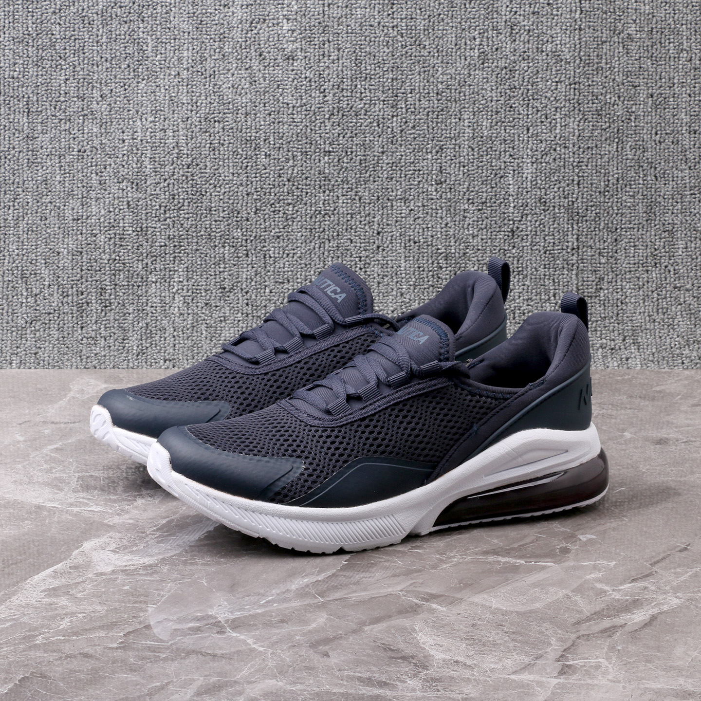 出口外贸男士运动鞋休闲鞋徒步鞋套脚款透气夏季耐磨后跟气垫系带