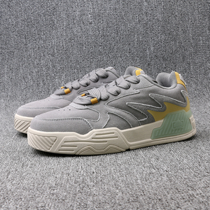 出口外贸男老爹鞋春秋款翻毛牛皮厚底运动鞋休闲鞋橡胶耐磨防滑