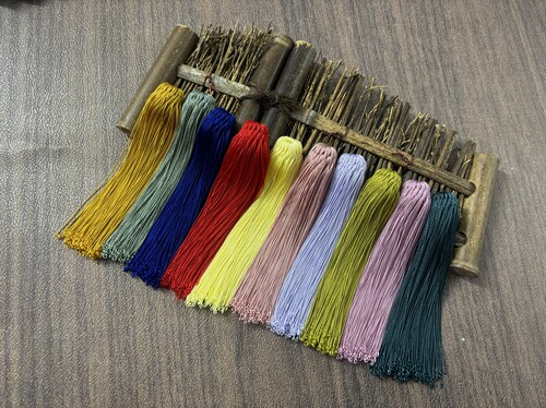 12cm古风回笼须流苏配件 12cm长人造丝吊坠配件