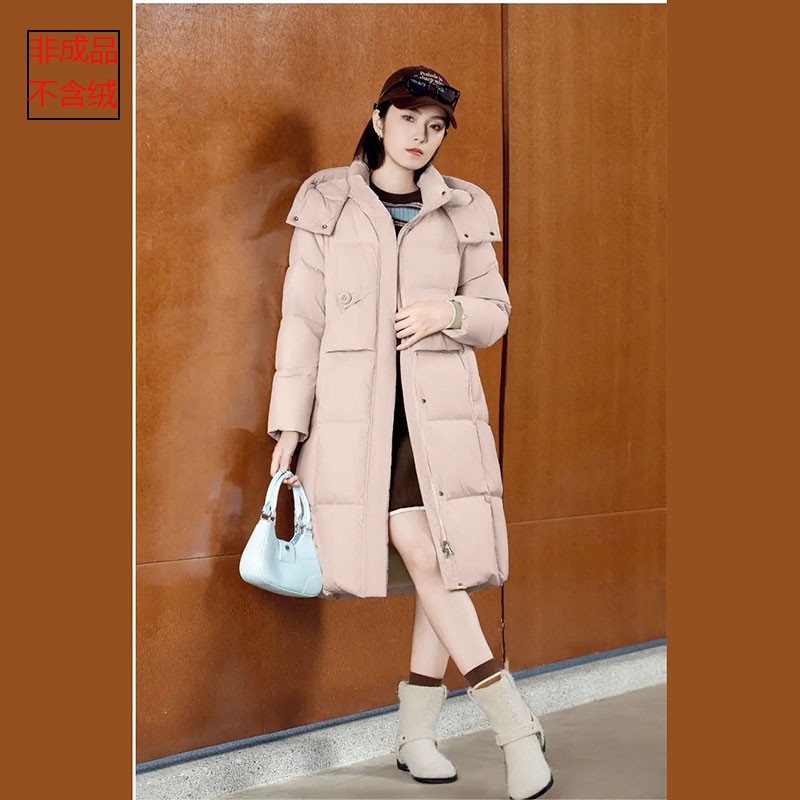 2025新款2655羽绒服九半成品冬女长款泡芙面包服衣皮壳翻新定做