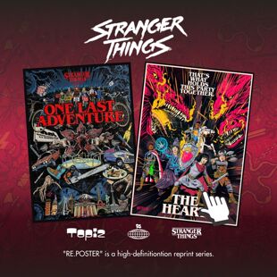 复古怪奇物语美剧海报装 Things 饰画家用收藏卧室壁画Stranger