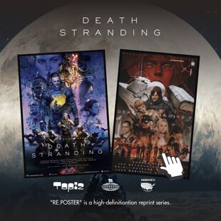 饰画有框印刷版 备PS5海报装 画 STRANDING死亡搁浅合金装 DEATH