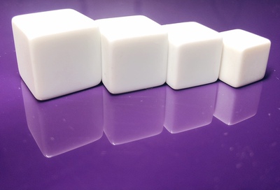 直角白色黑色骰子筛子骰秀光面