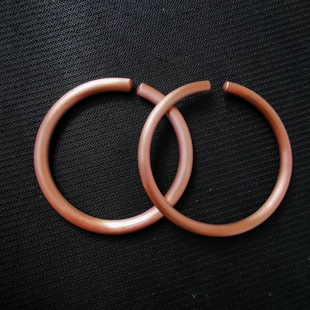 定制手工情侣男女紫铜实心纯铜手镯铜镯子复古饰品首饰开口无涂层
