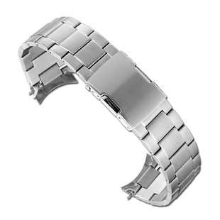 卡特文适配卡西欧5582 EDIFICE系列ECB-900YDB精钢弧口手表带男22