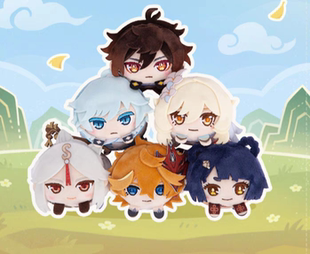 正版原神主题系列趴趴玩偶挂件盲盒Vol.2蒙德璃月钟离新年礼物女