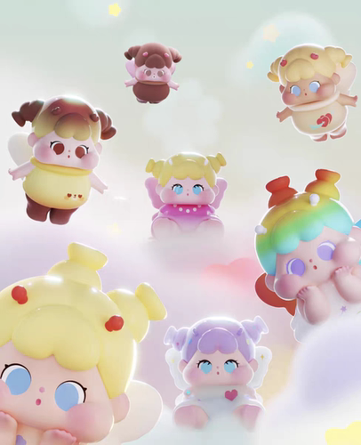 新品qoqo花福黛系列萌粒盲盒可爱公仔摆件手办潮流玩具送礼物女生