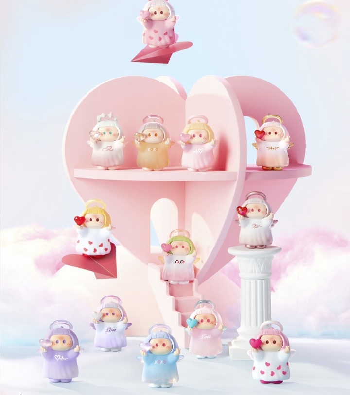 正版右右酱指环爱神系列icon box手办盲盒可爱摆件礼物潮玩公仔女