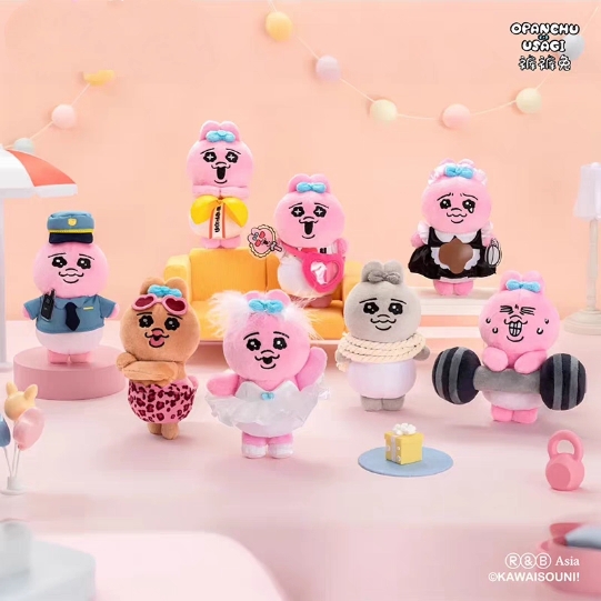 正版Usagi免免生活系列毛绒挂件盲盒裤裤兔玩偶公仔娃娃周边礼物