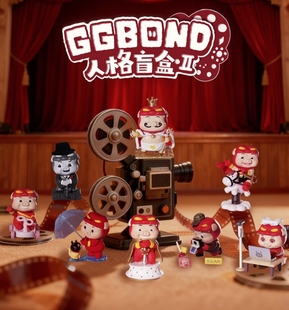 正版GGbond猪猪侠MBTI16型人格盲盒第二弹公仔潮玩摆件手办礼物女