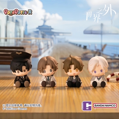 正版万代POTEPOTTE-R世界之外盲盒滴胶坐姿玩偶可爱手办女生礼物