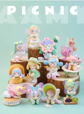 正版现货AAMY春日精灵系列盲盒可爱摆件玩具公仔手办女生日礼物