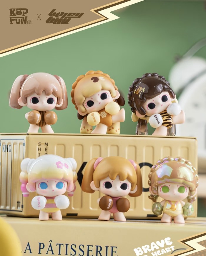 正版LANCY LULU自由是一种力量萌粒盲盒摆件手办礼物潮玩公仔女生