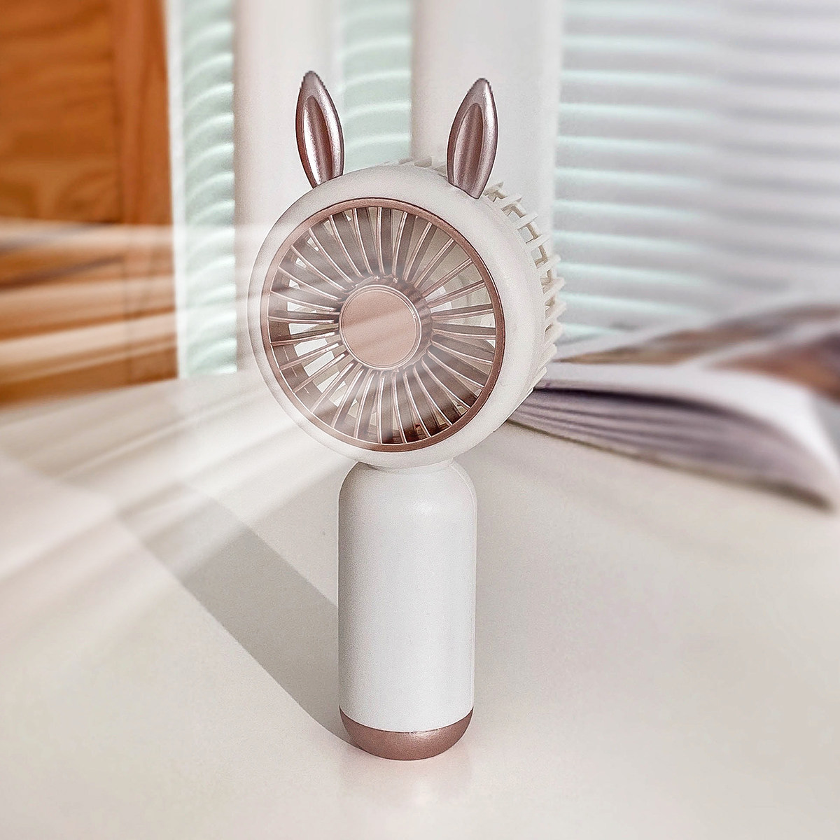 手持小风扇随身便携可爱迷你usb可充电静音大风力学生宿舍电风扇