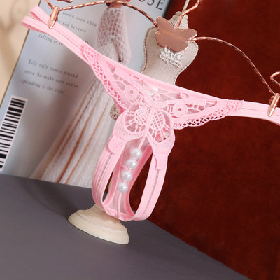 火辣刺绣镂空蝴蝶性感低腰内裤