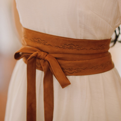 Real shot antique pattern embroidery waist cover antique accessories