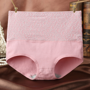 珠蒂曼内裤女纯棉女内裤高腰三角内裤中腰大码收腹舒适女士内裤夏