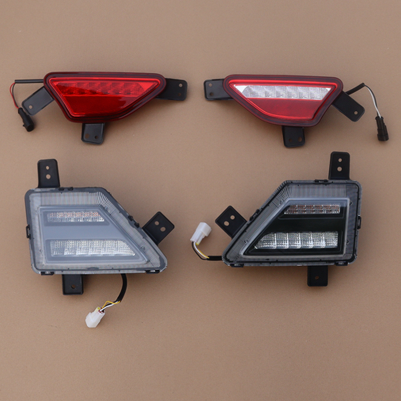 雷竞D70鸿日VELI小核桃电动车前转向日行灯警示后雾防追尾倒车灯