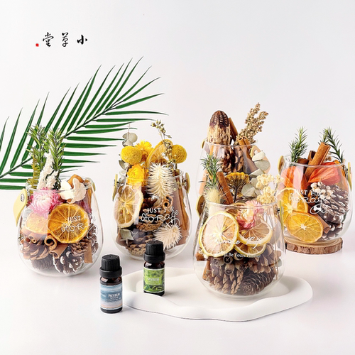 无火肉桂香薰材料包植物素材蜡烛香薰自然花diy手工材料礼物摆饰