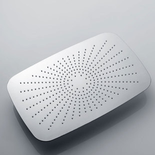 微瑕疵品处理  304精拉丝10寸高密骤雨顶喷 花洒头