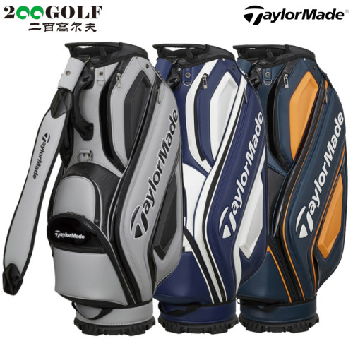 TaylorMade高尔夫球包M24372男士皮革大容量便携车载立式golf球包