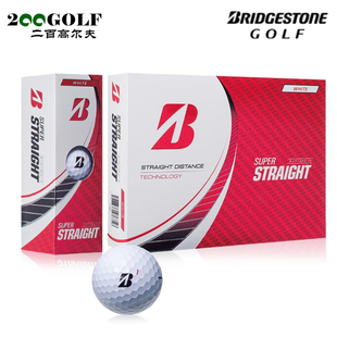 Bridgestone 普利司通 SUPER STRAIGHT 高尔夫球 三层球 比赛用球