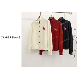 氛围感新年小马高品质100羊毛减龄毛衫 YBMS1J941百搭显瘦质感