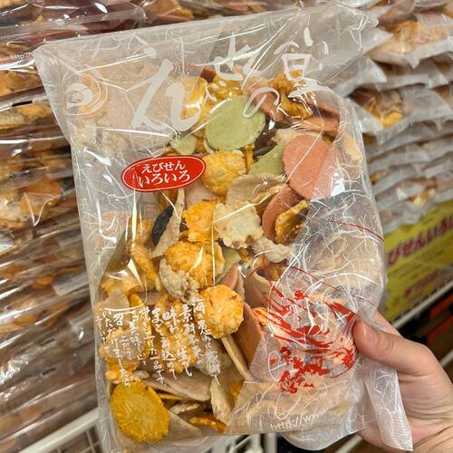 日本名古屋混合海鲜片虾片仙贝