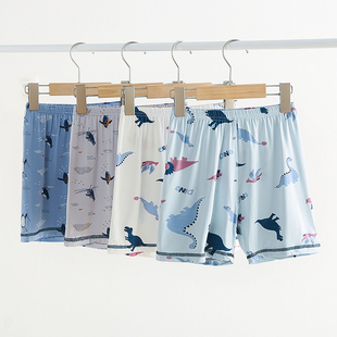 男童家居裤莫代尔男孩夏季短裤薄款宝宝睡裤中大童内裤女童打底裤