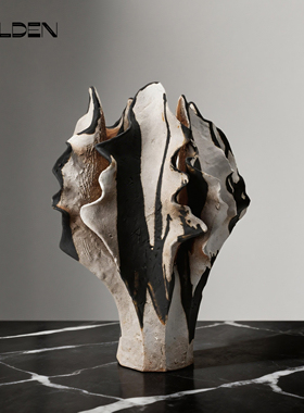 新中式侘寂陶瓷花瓶摆件