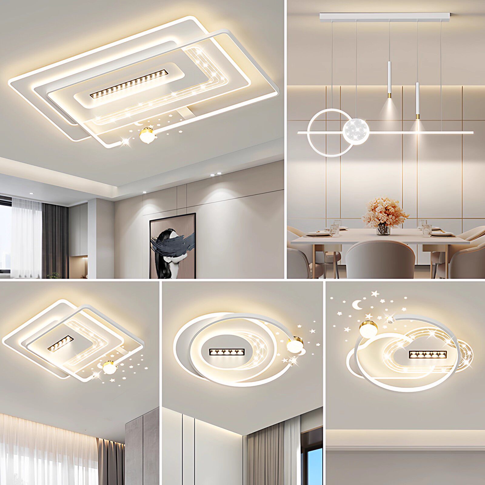 全光谱护眼客厅主灯新款吸顶灯