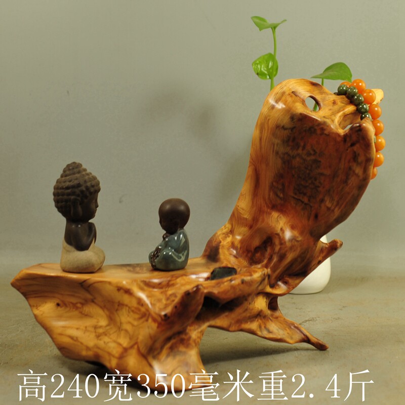 崖柏根雕摆件禅意随形笔挂工艺品镇宅笔架珠串架笔筒茶台红白料
