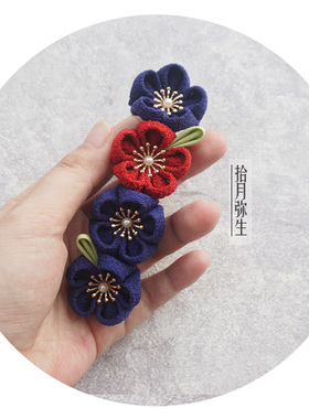 日常汉服弹簧夹发饰纯手工发夹