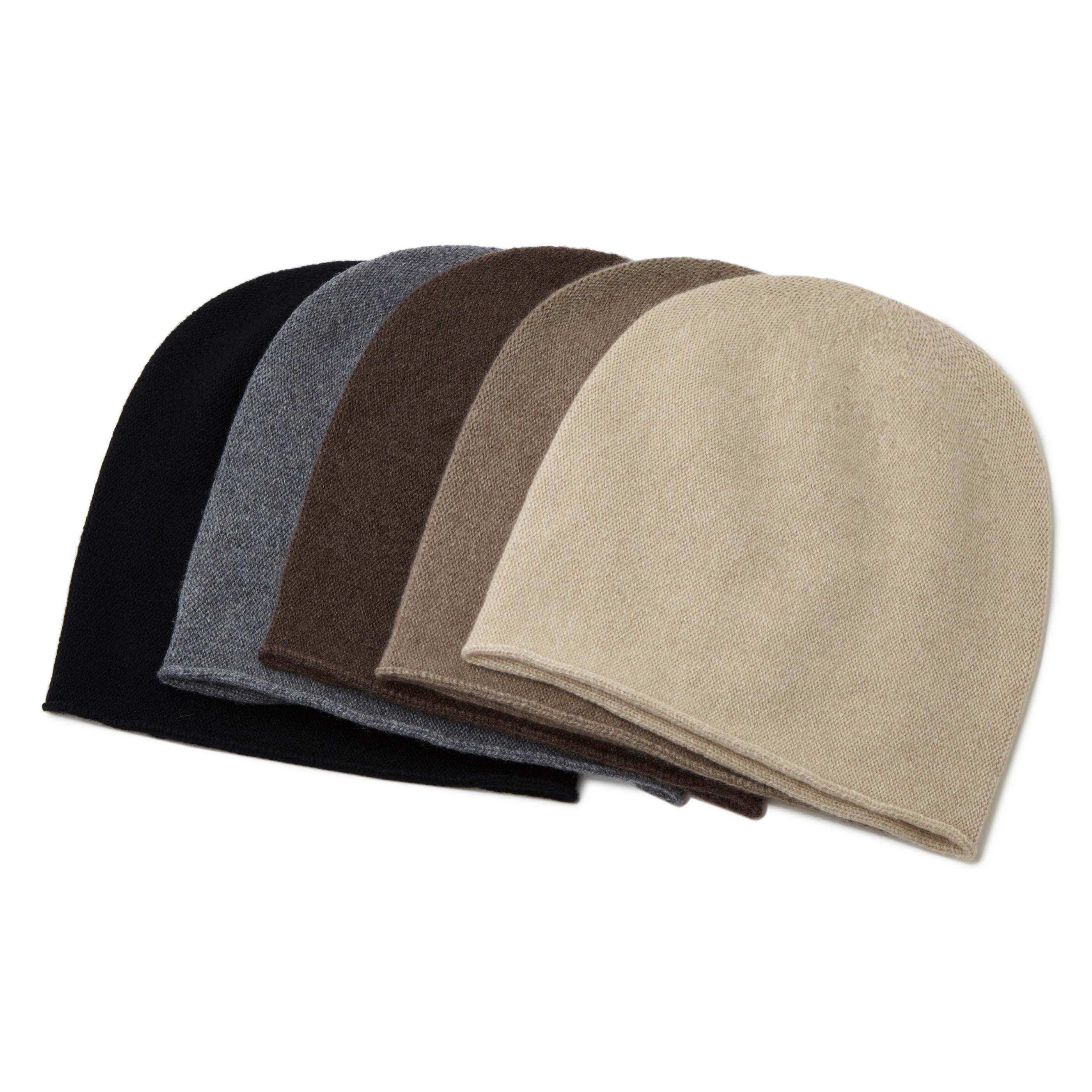 大头围纯山羊绒男女士针织护耳帽