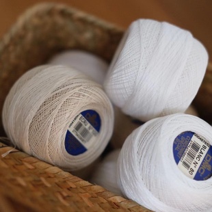 特价清）DMC蕾丝线204080100微钩可染色线材(39非偏包邮)