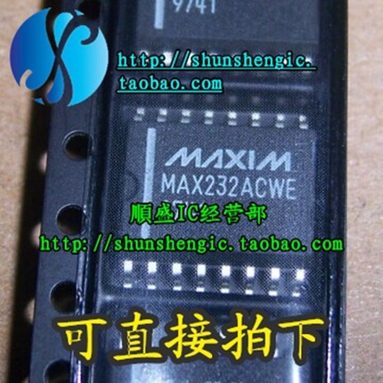 MAX232CWE MAX232A MAX232ACWE SOP16脚 全新RS-232接口芯片 贴片