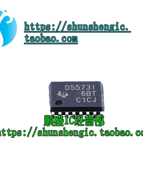 DAC5573IPWR 四路8位低功耗电压输出接口数字 模拟转换器 正品