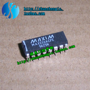 MAX232AEPE MAX232A DIP16脚 全新RS-232接口芯片 直插IC 顺盛