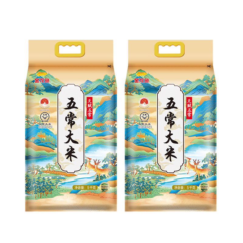 金龙鱼天赋五常大米5kg*2袋