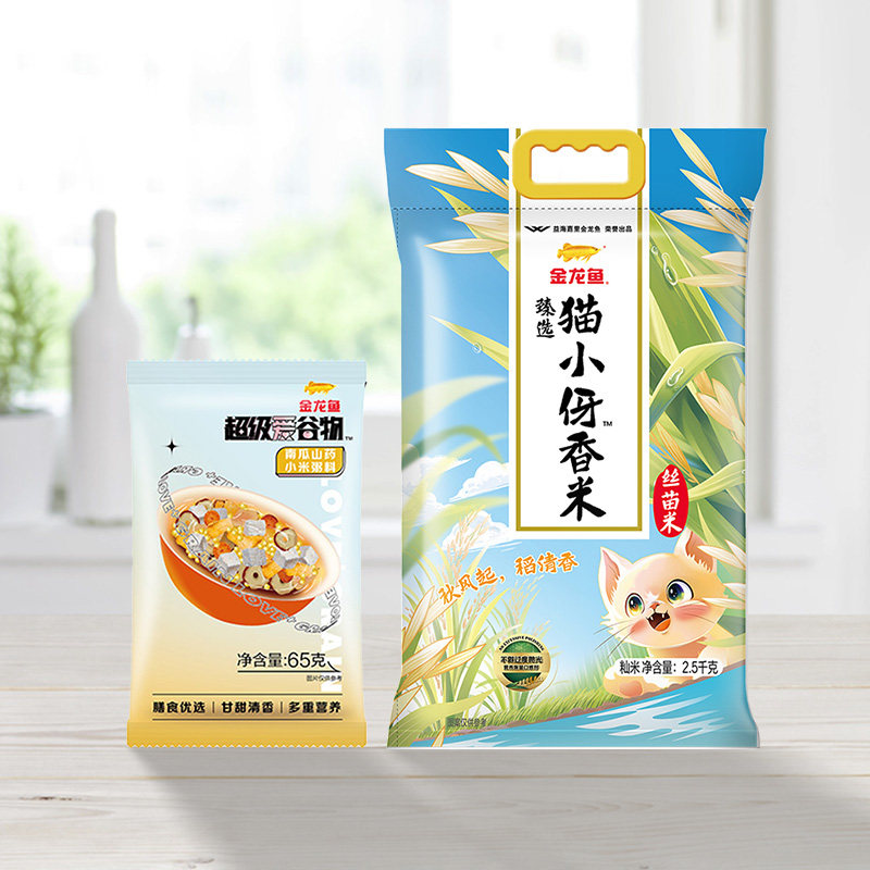 金龙鱼臻选猫牙香丝2.5kg